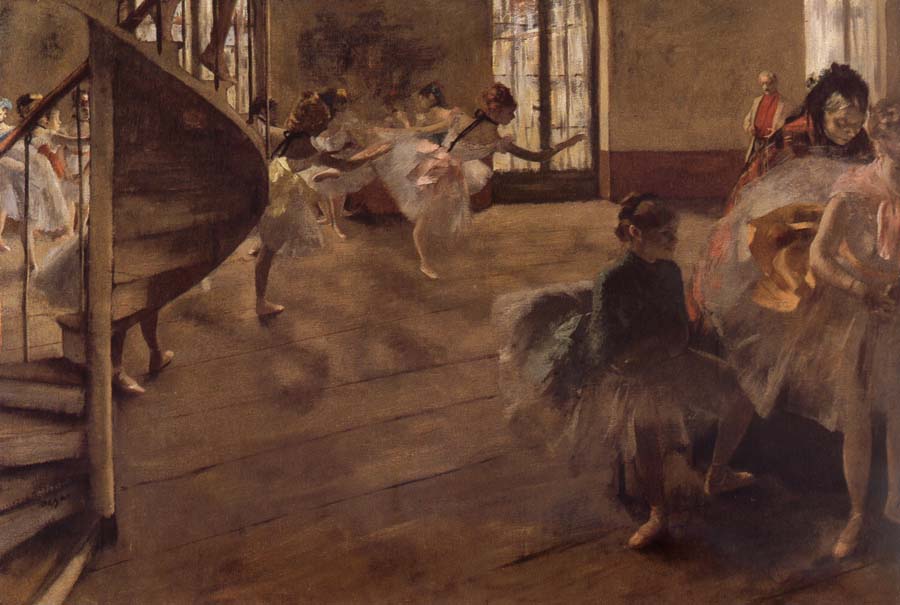 Edgar Degas Balletrepetitie